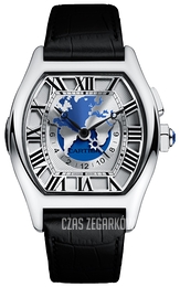 Cartier Tortue Srebrny/Skóra W1580050