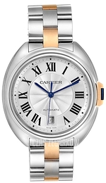 Cartier Calibre De Cartier Srebrny/18 karatowe różowe złoto Ø40 mm W2CL0002