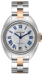 Cartier Calibre De Cartier Srebrny/18 karatowe różowe złoto Ø35 mm W2CL0003