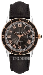 Cartier Ronde Szary/Skóra Ø42 mm W2RN0005