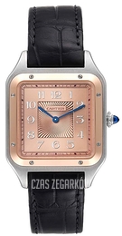 Cartier Santos Dumont Różowe złoto/Skóra W2SA0025