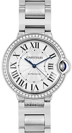 Cartier Ballon Bleu De Cartier Srebrny/Stal Ø36 mm W4BB0024