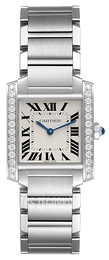 Cartier Tank Francaise Srebrny/Stal W4TA0009