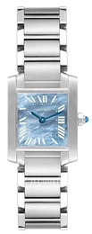Cartier Tank Francaise Small Niebieski/Stal 25.35x20.3 mm W51034Q3