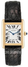 Cartier Tank Solo Small Srebrny/Skóra 24.4x31 mm W5200002