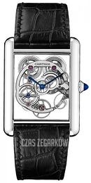Cartier Tank Louis Szkieletowa tarczy/Skóra W5310012