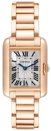 Cartier Tank Anglaise Srebrny/18 karatowe różowe złoto W5310013