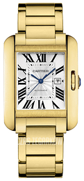 Cartier Tank Anglaise Srebrny/18 karatowe żółte złoto W5310015