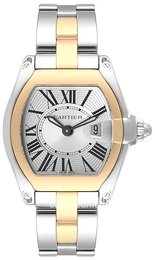 Cartier Roadster Srebrny/Stal 32.8x37 mm W62026Y4