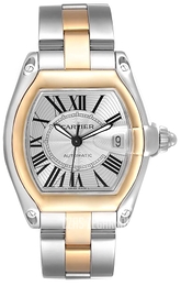 Cartier Roadster Srebrny/Stal 43x38 mm W62031Y4