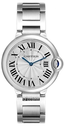 Cartier Ballon Bleu Srebrny/Stal Ø36.6 mm W69011Z4