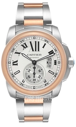 Cartier Calibre de Cartier Srebrny/18 karatowe różowe złoto Ø42 mm W7100036