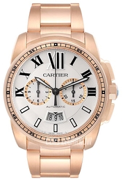 Cartier Calibre de Cartier Srebrny/18 karatowe różowe złoto Ø42 mm W7100047