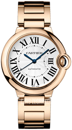 Cartier Ballon Bleu De Cartier Srebrny/18 karatowe różowe złoto Ø36 mm WGBB0008