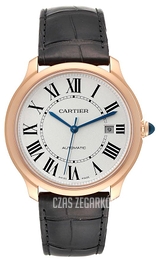 Cartier Ronde Louis Cartier Biały/Skóra Ø40 mm WGRN0011