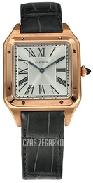 Cartier Santos Dumont Srebrny/Skóra WGSA0032