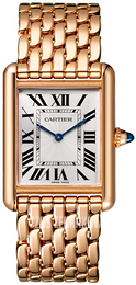 Cartier Tank Louis Srebrny/18 karatowe różowe złoto WGTA0024