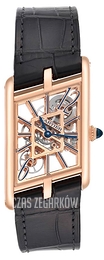Cartier Tank Asymetrique Szkieletowa tarczy/Skóra WHTA0011