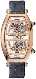 Cartier Prive Szkieletowa tarczy/Skóra WHTN0005