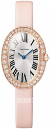 Cartier Baignoire Srebrny/Skóra Ø18.71 mm WJBA0025