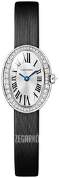 Cartier Baignoire Srebrny/Skóra Ø18.71 mm WJBA0026