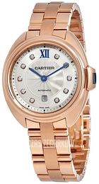 Cartier Cle De Cartier Srebrny/18 karatowe różowe złoto Ø31 mm WJCL0034