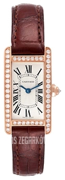 Cartier Tank Americaine Srebrny/Skóra WJTA0002