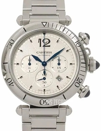 Cartier Pasha De Cartier Srebrny/Stal Ø41 mm WSPA0018
