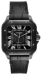 Cartier Santos De Cartier Czarny/Skóra WSSA0039