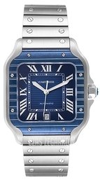 Cartier Santos De Cartier Niebieski/Stal WSSA0048