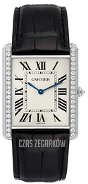 Cartier Tank Louis Srebrny/Skóra WT200006