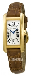 Cartier Tank Americaine Small Srebrny/Skóra 34.8x19 mm W2601556