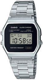 Casio Retro Ekran LCD/Stal A158WEAD-1EF