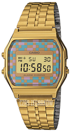 Casio Collection Ekran LCD/Stal w odcieniu złota 36.8x33.2 mm A159WGEA-4AEF