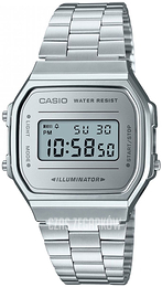 Casio Retro Ekran LCD/Stal A168WEM-7EF