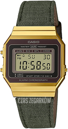 Casio Vintage Ekran LCD/Skóra A700WEGL-3AEF