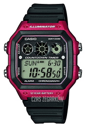 Casio Collection Ekran LCD/Żywica z tworzywa sztucznego 45x42.1 mm AE-1300WH-4AVEF