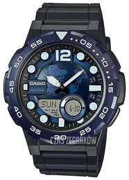 Casio Collection Niebieski/Żywica z tworzywa sztucznego Ø48 mm AEQ-100W-2AVEF