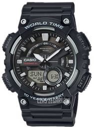 Casio Collection Czarny/Żywica z tworzywa sztucznego Ø46.6 mm AEQ-110W-1AVEF