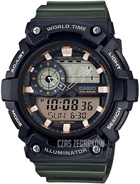 Casio Collection Czarny/Plastik Ø51 mm AEQ-200W-3AVEF