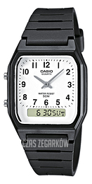 Casio Collection Biały/Żywica z tworzywa sztucznego 38.4x31.1 mm AW-48H-7BVEF