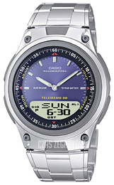 Casio Collection Niebieski/Stal Ø40 mm AW-80D-2AVES
