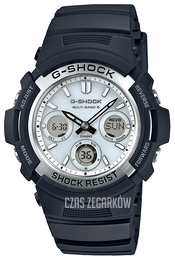 Casio G-Shock Biały/Żywica z tworzywa sztucznego Ø46 mm AWG-M100S-7AER