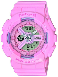 Casio Baby-G Ekran LCD/Żywica z tworzywa sztucznego Ø46.3 mm BA-110-4A1ER