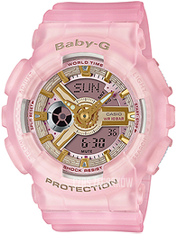 Casio Baby-G Różowy/Żywica z tworzywa sztucznego Ø43.4 mm BA-110SC-4AER