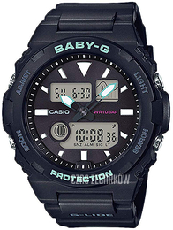 Casio Baby-G Czarny/Żywica z tworzywa sztucznego Ø42 mm BAX-100-1AER