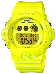 Casio Baby-G Ekran LCD/Żywica z tworzywa sztucznego Ø45 mm BG-6902-9ER