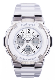 Casio Baby-G Biały/Żywica z tworzywa sztucznego Ø39.8 mm BGA-110-7BER