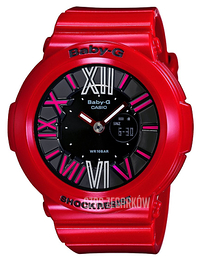 Casio Baby-G Czarny/Żywica z tworzywa sztucznego Ø43 mm BGA-160-4BER