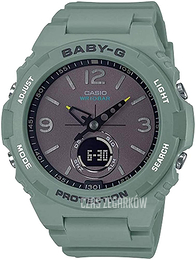 Casio Baby-G Szary/Żywica z tworzywa sztucznego Ø42 mm BGA-260-3AER